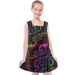 Patina Swirl Kids  Cross Back Dress by MRNStudios