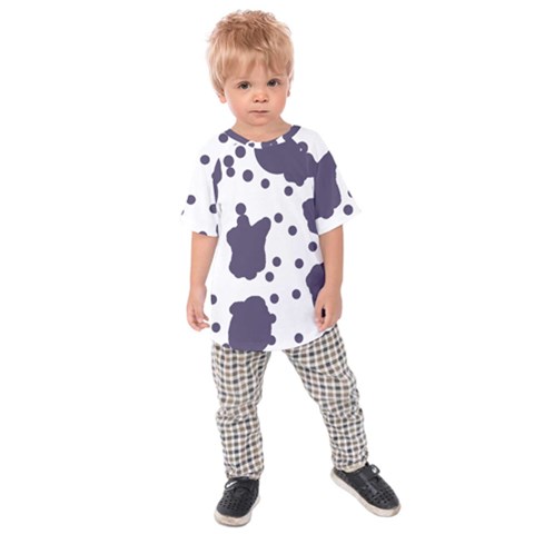 Illustration Cow Pattern Texture Cloth Dot Animal Kids  Raglan Tee by danenraven