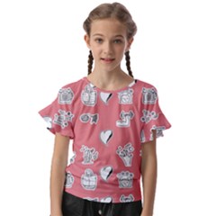 Stickers Hobbies Hearts Reading Kids  Cut Out Flutter Sleeves by danenraven