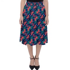 Illustration Tile Pattern Patchwork Classic Midi Skirt by danenraven