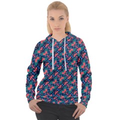 Illustration Tile Pattern Patchwork Women s Overhead Hoodie by danenraven