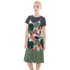 tropical polka plants 2 Camis Fishtail Dress