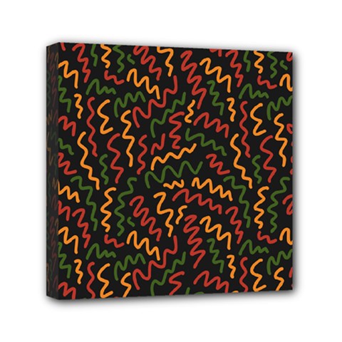 African Abstract  Mini Canvas 6  X 6  (stretched) by ConteMonfrey