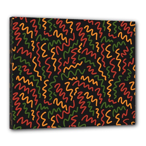 African Abstract  Canvas 24  X 20  (stretched) by ConteMonfrey