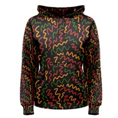 African Abstract  Women s Pullover Hoodie by ConteMonfrey