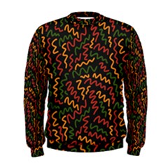African Abstract  Men s Sweatshirt by ConteMonfrey