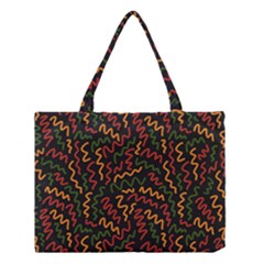 African Abstract  Medium Tote Bag by ConteMonfrey