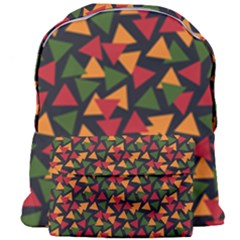 African Triangles  Giant Full Print Backpack by ConteMonfrey