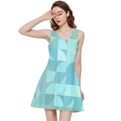 Geometric Ocean  Inside Out Racerback Dress by ConteMonfrey