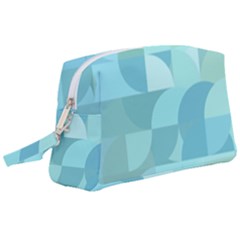 Geometric Ocean  Wristlet Pouch Bag (large) by ConteMonfrey