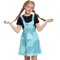 Geometric Ocean  Kids  Apron Dress by ConteMonfrey