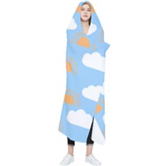 Sun And Clouds   Wearable Blanket by ConteMonfrey