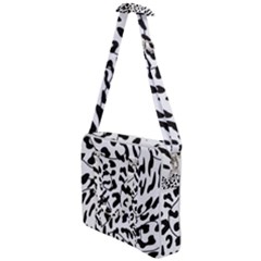 Leopard Print Black And White Cross Body Office Bag by ConteMonfrey