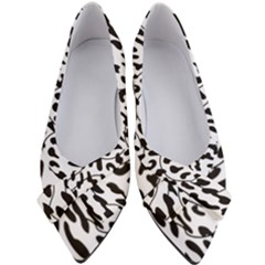 Leopard Print Black And White Women s Bow Heels by ConteMonfrey