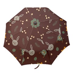 Rabbits, Owls And Cute Little Porcupines  Folding Umbrellas by ConteMonfrey