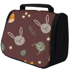 Rabbits, Owls And Cute Little Porcupines  Full Print Travel Pouch (big) by ConteMonfrey