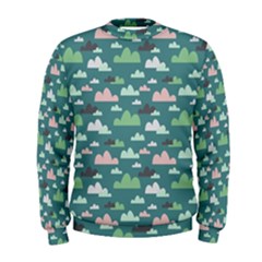 Llama Clouds  Men s Sweatshirt by ConteMonfrey