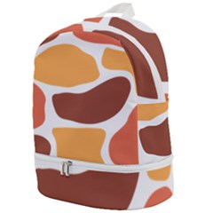 Geometric Pastel Bricks Zip Bottom Backpack by ConteMonfrey