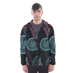 Background Pattern Texture Design Men s Hooded Windbreaker