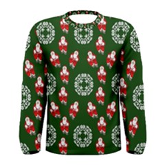 Xmas Christmas Background Men s Long Sleeve Tee