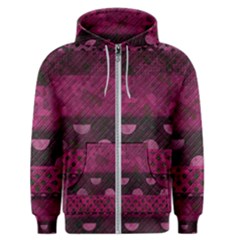 Illustration Background Pattern Texture Design Men s Zipper Hoodie