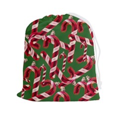 Christmas Wrapping Paper Abstract Drawstring Pouch (2xl) by danenraven