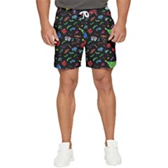 Happy New Year Christmas Xmast Background Men s Runner Shorts by danenraven