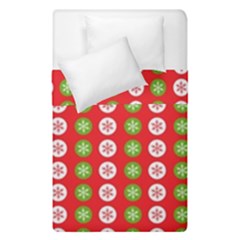 Illustration Festive Pattern Christmas Holiday Duvet Cover Double Side (single Size) by danenraven