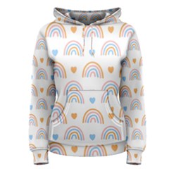 Rainbow Pattern Women s Pullover Hoodie by ConteMonfrey