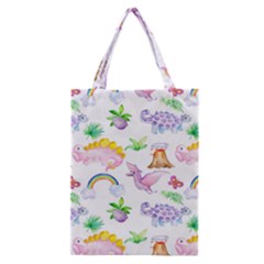 Dinosaurs Are Our Friends  Classic Tote Bag by ConteMonfrey