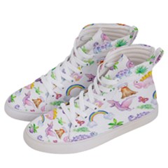 Dinosaurs Are Our Friends  Women s Hi-top Skate Sneakers by ConteMonfrey