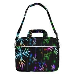 Snowflakes Lights Macbook Pro 13  Shoulder Laptop Bag  by artworkshop