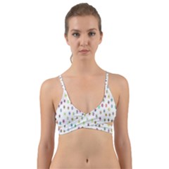 Snow Winter Ice Cold Wrap Around Bikini Top by artworkshop