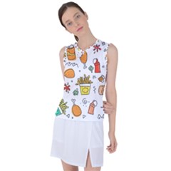 Set Child Fun Funny Collection Women s Sleeveless Sports Top by artworkshop