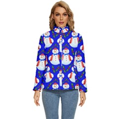 Seamless  Repeating Pattern Women s Puffer Bubble Jacket Coat by artworkshop