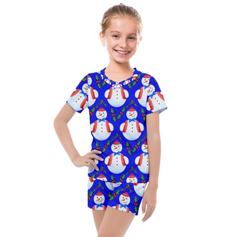 Seamless  Repeating Pattern Kids  Mesh Tee And Shorts Set by artworkshop
