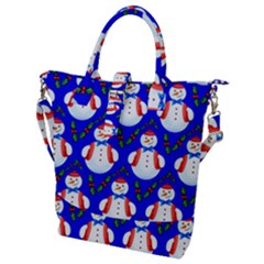 Seamless  Repeating Pattern Buckle Top Tote Bag by artworkshop