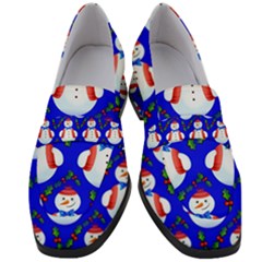 Seamless  Repeating Pattern Women s Chunky Heel Loafers by artworkshop