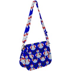 Seamless  Repeating Pattern Saddle Handbag by artworkshop