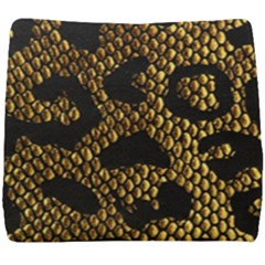 Metallic Snake Skin Pattern Seat Cushion