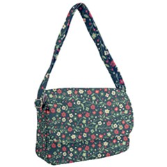 Flowering Branches Seamless Pattern Courier Bag by Zezheshop