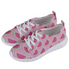 Pink Melon Wayermelon Pattern Food Fruit Melon Women s Lightweight Sports Shoes by Ravend