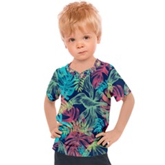 Sheets Tropical Picture Plant Pattern Kids  Sports Tee