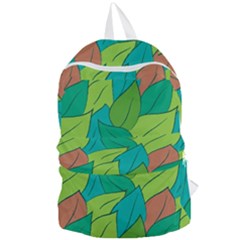 Leaves Pattern Autumn Background Foldable Lightweight Backpack by Ravend
