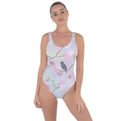 Bird Blossom Seamless Pattern Bring Sexy Back Swimsuit by Ravend