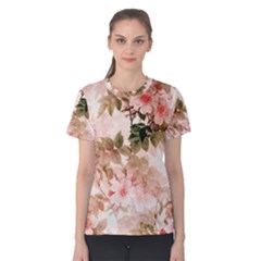 Flower Plant Vintage Retro Women s Cotton Tee