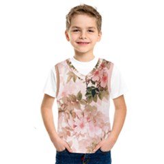 Flower Plant Vintage Retro Kids  Basketball Tank Top