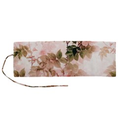 Flower Plant Vintage Retro Roll Up Canvas Pencil Holder (m) by Ravend