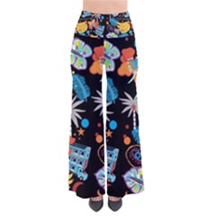 Design Print Pattern Colorful So Vintage Palazzo Pants