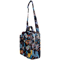 Design Print Pattern Colorful Crossbody Day Bag by Ravend